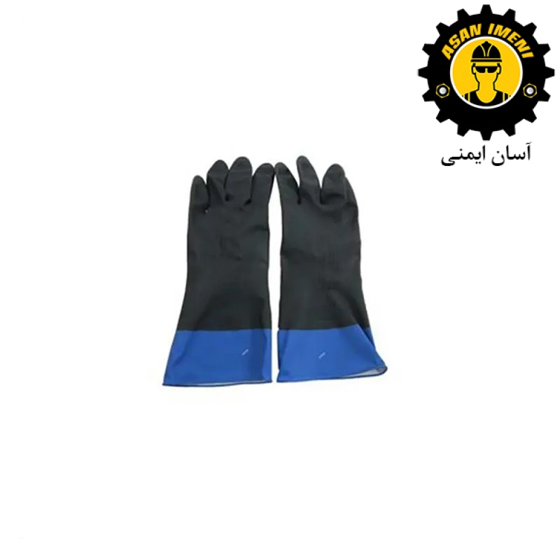 دستکش صنعتی لاستیکی ۳ لایه تلاش