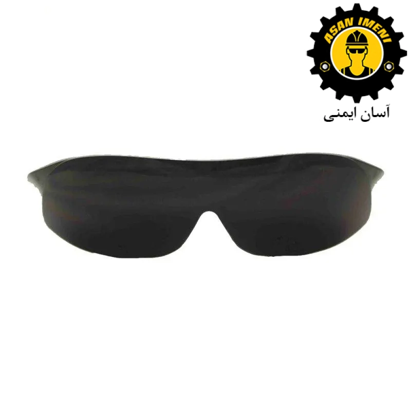 عینک ایمنی پارس اپتیک مدل P.O.SAFETY S100 PC SH9