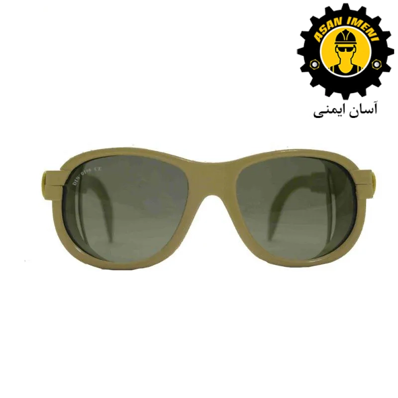 عینک ایمنی پارس اپتیک مدل P.O.SAFETY S90 Glass G15