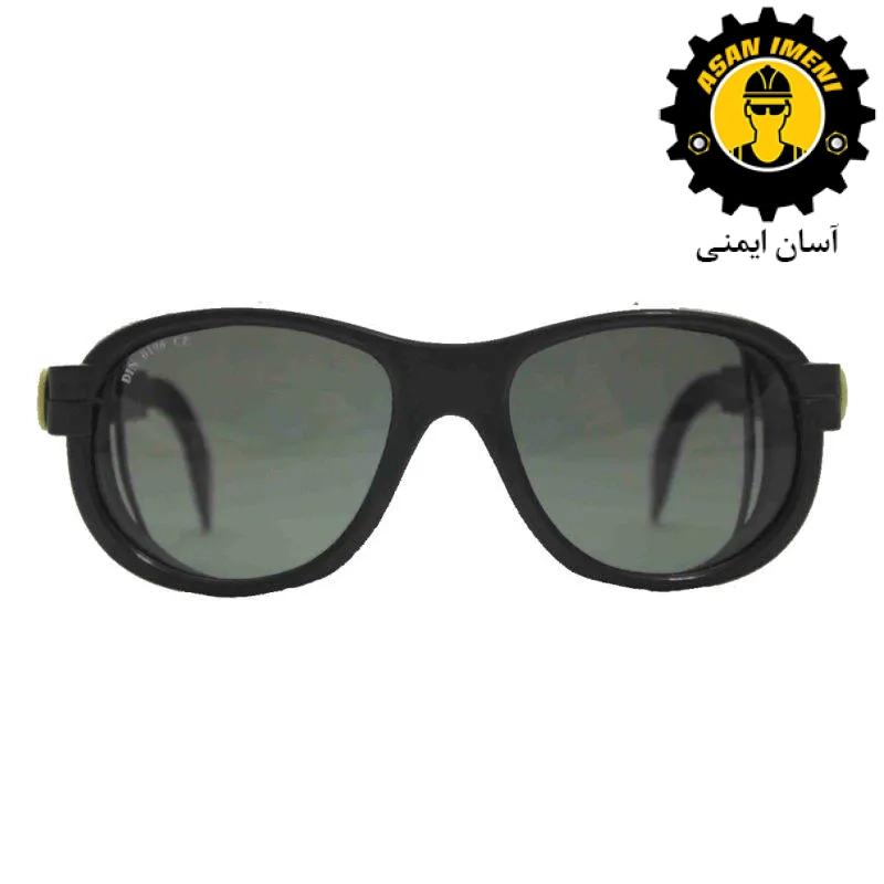 عینک ایمنی پارس اپتیک مدل P.O.SAFETY S90 Glass S10