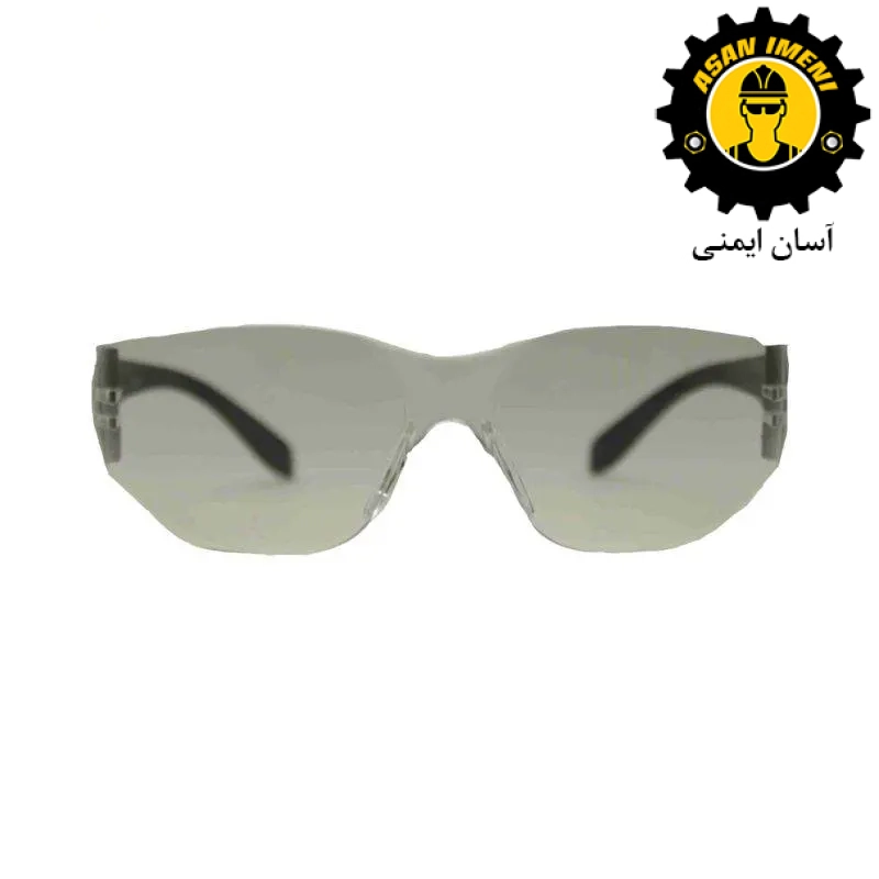 عینک ایمنی پارس اپتیک مدل P.O.SAFETY SL-B PC CLR