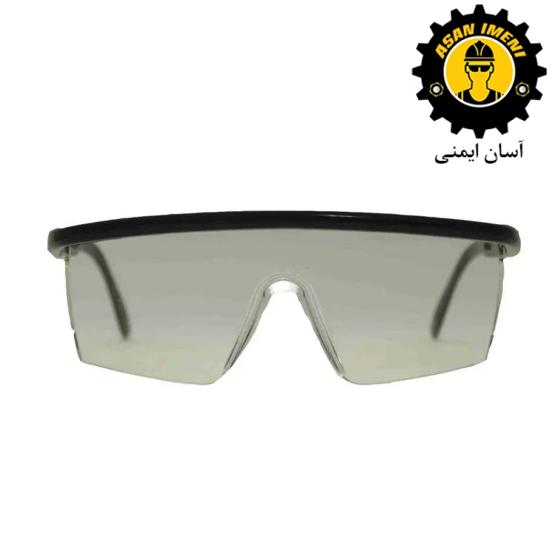 عینک ایمنی پارس اپتیک مدل P.O.SAFETY WA100A PC CLR