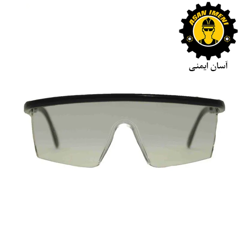 عینک ایمنی پارس اپتیک مدل P.O.SAFETY WA100C PC CLR