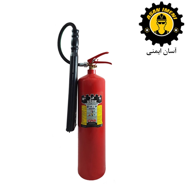 کپسول آتش نشانی CO2 دژ 6 کیلو گرمی