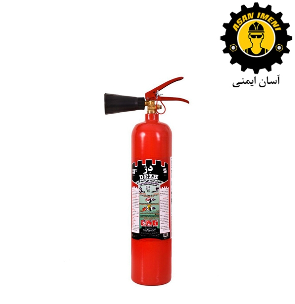 کپسول آتش نشانی CO2 دژ 3 کیلو گرمی