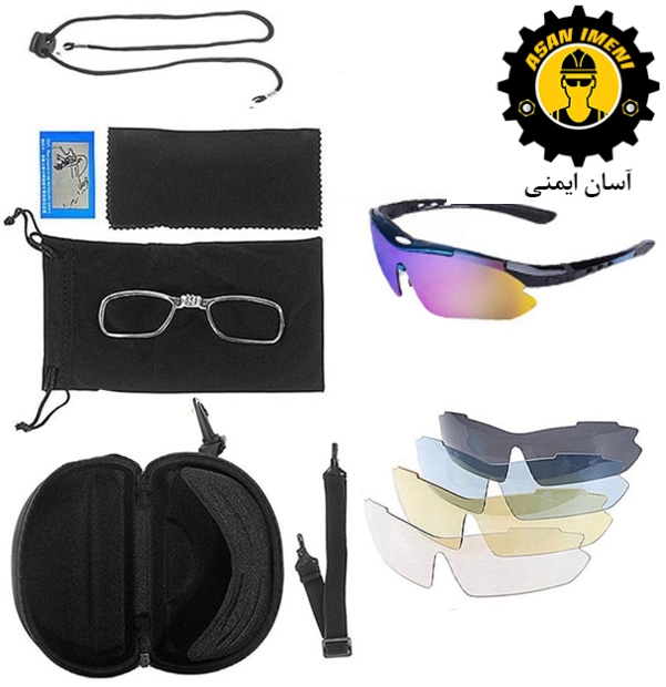 عینک اوکلی 5 لنز کوهنوردی اصل (oakley)