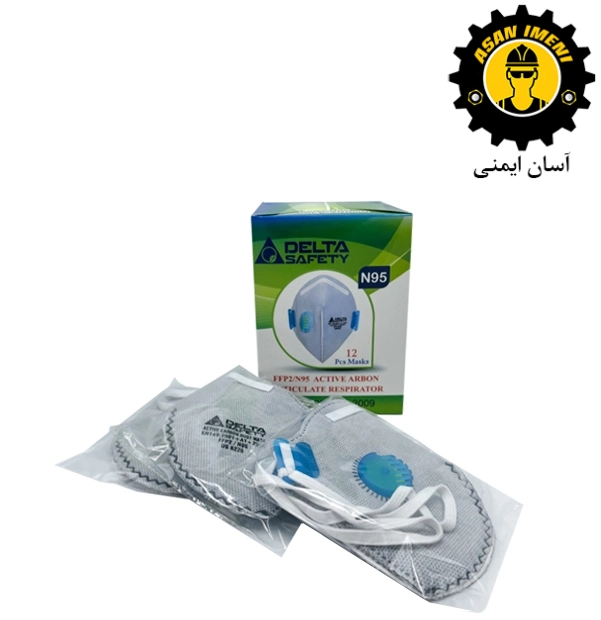 ماسک سوپاپدار دلتا FFP2 8226 - تصویر 3