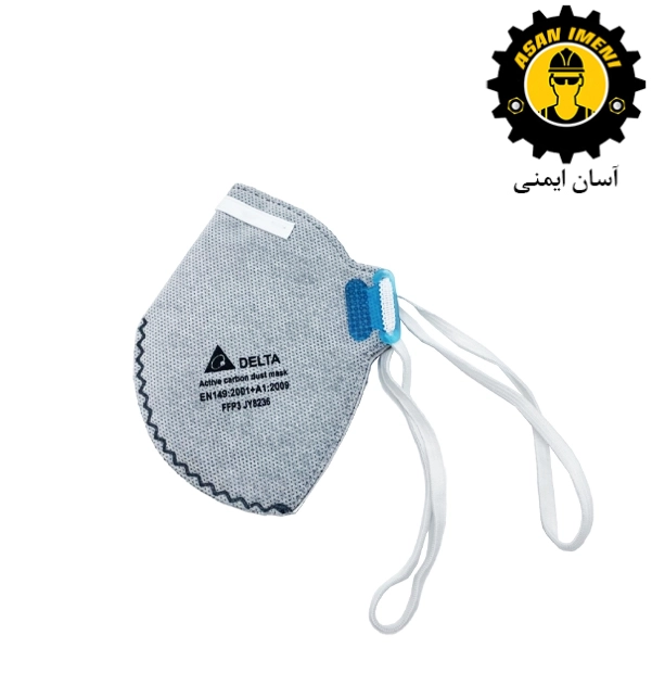 ماسک ایمنی سوپاپدار دلتا FFP3 8236 - تصویر 4