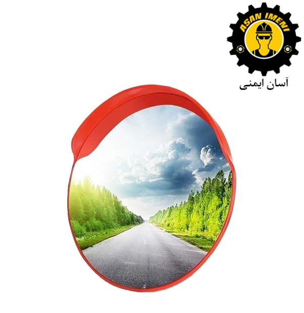 آینه محدب استیل فریم دار قطر 80